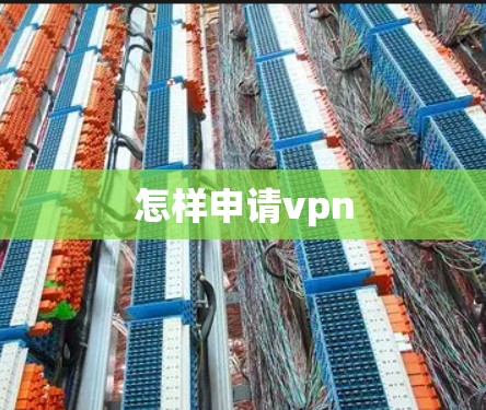 怎样申请vpn