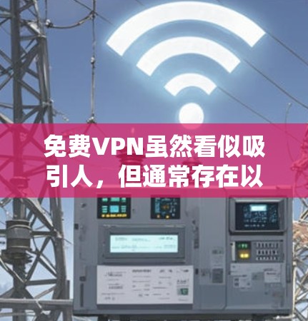 免费VPN虽然看似吸引人，但通常存在以下风险，建议谨慎选择