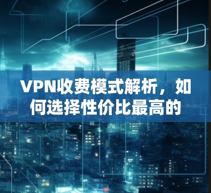 VPN收费模式解析，如何选择性价比最高的VPN服务