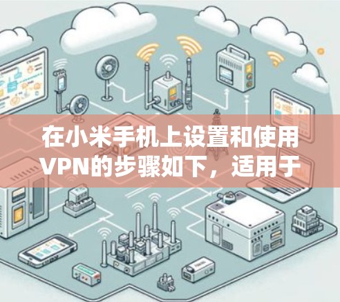 在小米手机上设置和使用VPN的步骤如下，适用于大部分MIUI系统版本