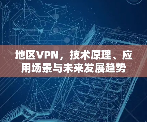 地区VPN,技术原理、应用场景与未来发展趋势