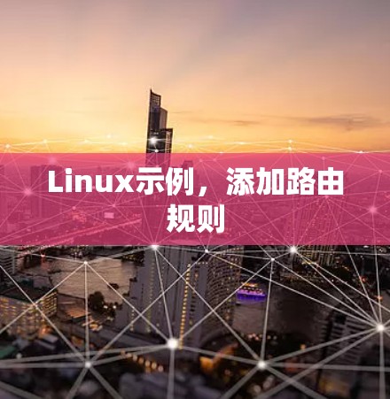 Linux示例,添加路由规则